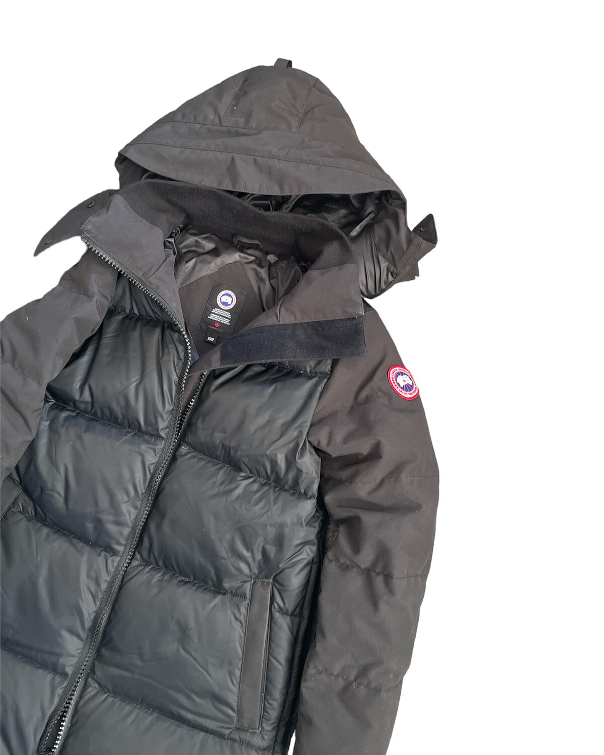 CANADA GOOSE Women Whitehorse Bordeaux Down Parka Black extra 3204LB small XS thumbnail 4