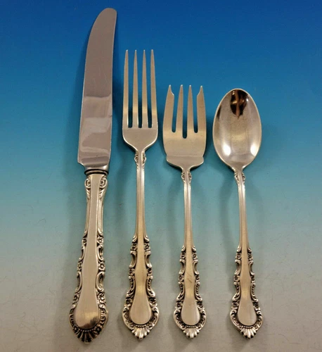 Georgian Rose by Reed and Barton Sterling Silver Dinner Place Setting(s) 4pc