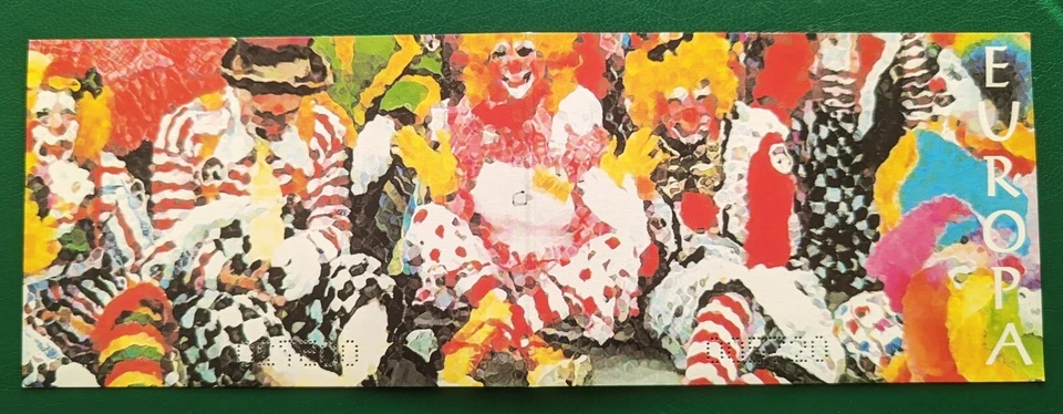 Bulgaria. Folleto Europa CEPT 2002/ (Circo) MNH Foto 3 de 3