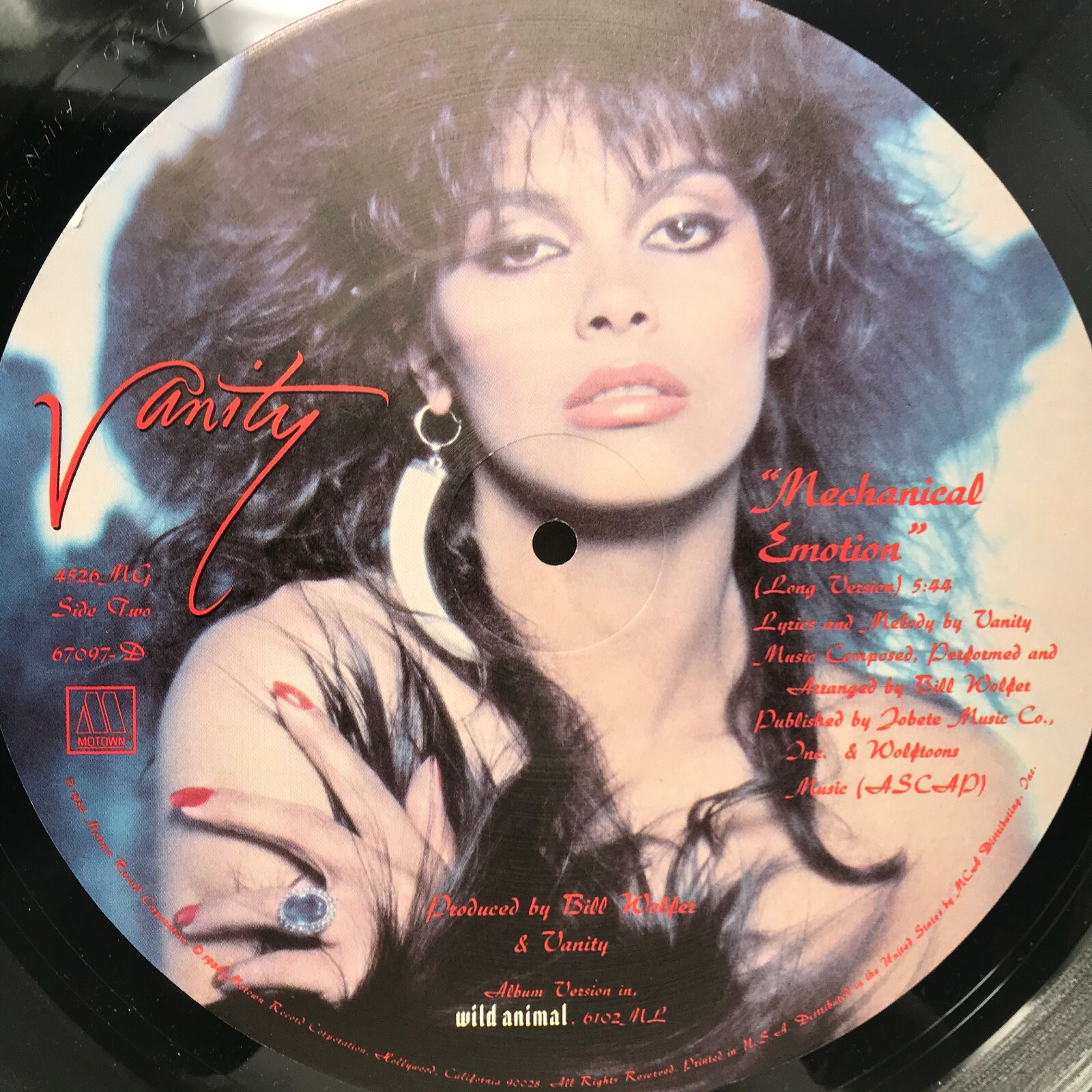 Vanity 6 Pretty Mess / Mechanical Emotion Vinyl Record 12" Picture Disc eBay