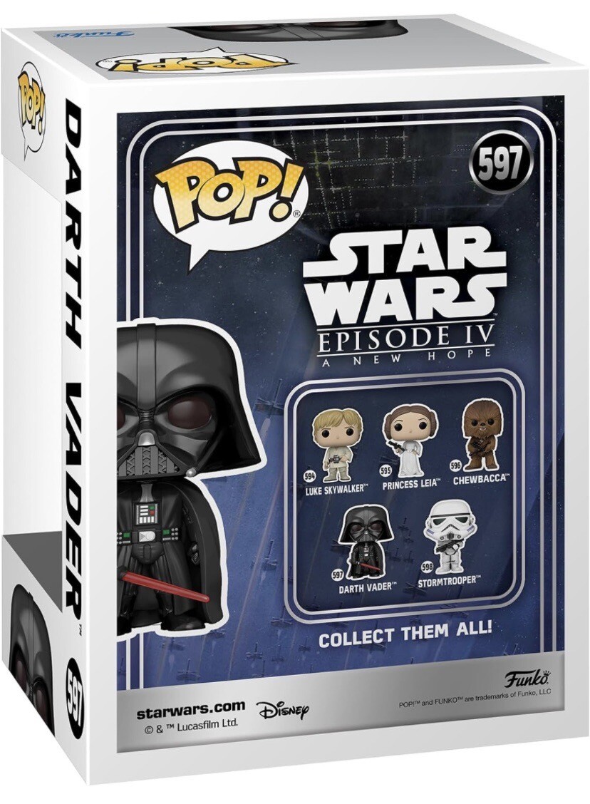 Funko Pop! Vinyl: Star Wars - Darth Vader #597