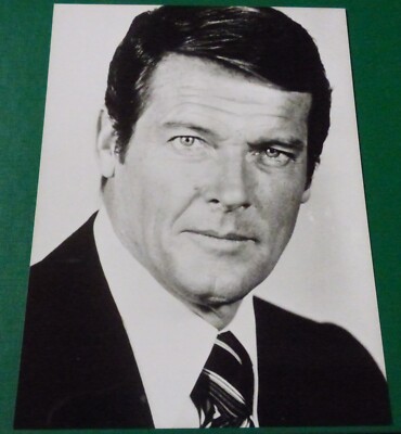 Foto James Bond Roger Moore 17,7x24cm 7x9,5