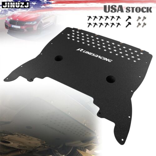 Oil Cooler Skid Plate For BMW F90 M5/M5 LCI S63 4.4L 2018-2023 Black Aluminum - Picture 4 of 12