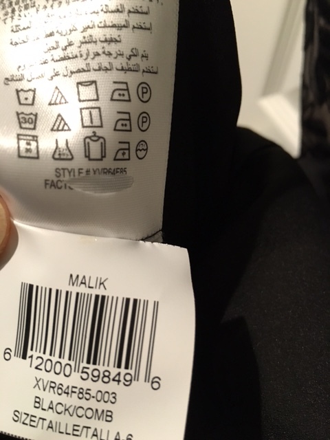 Robe BCBG Max Azria Noire Dos Ouvert - Taille 6 - Neuf Avec Étiquettes - Modèle Co MALIK
