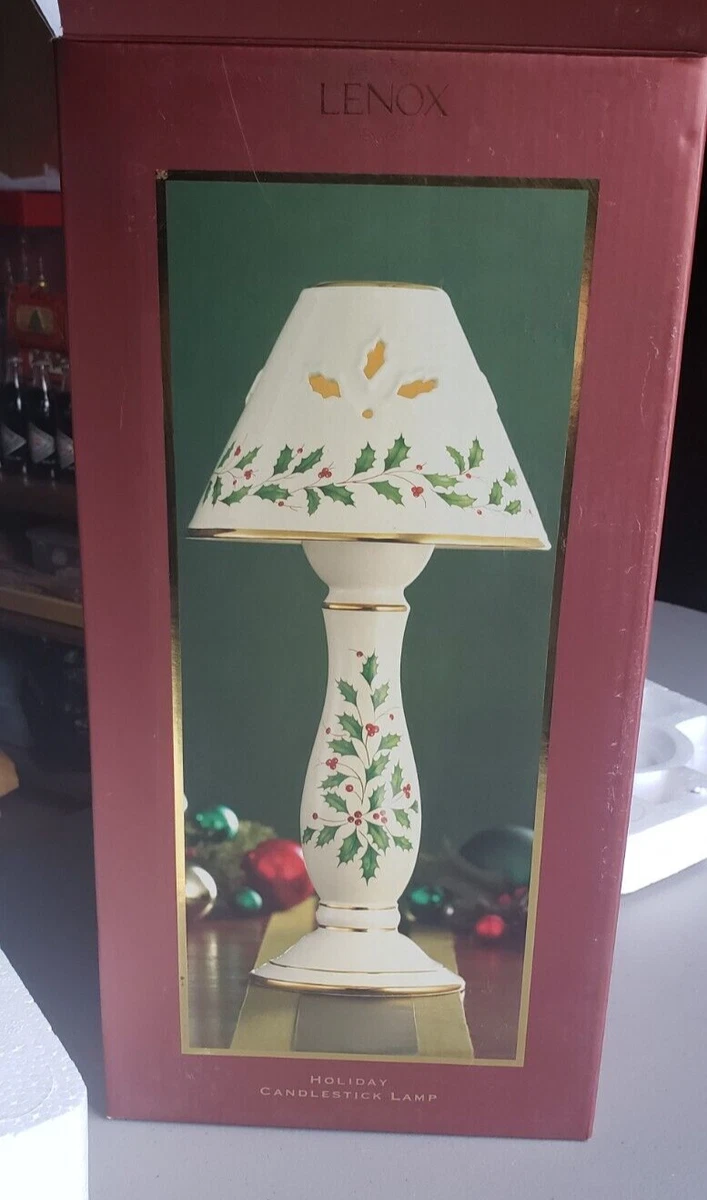 Lenox holiday candle lamp deals