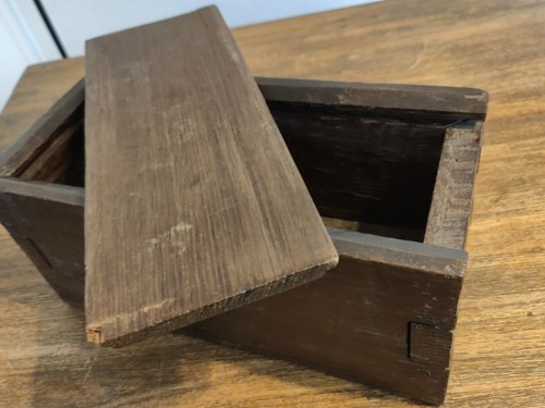 Coffret à Chandelles XVIII Ème Siècle Art Populaire Boîte Chêne Normandie. - Bild 13 von 19