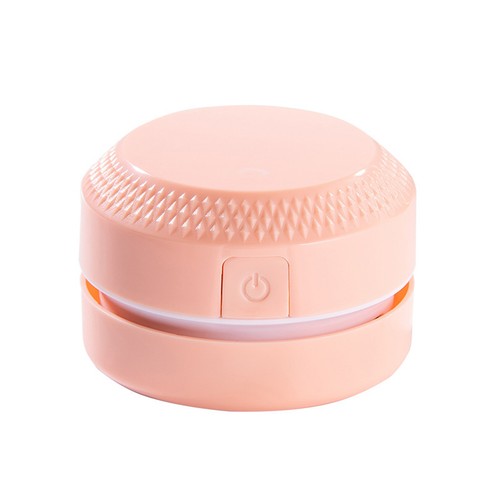 Automatic Vacuum Cleaner Usb Charging Dust Removal Desktop Cleaner Dust Pink