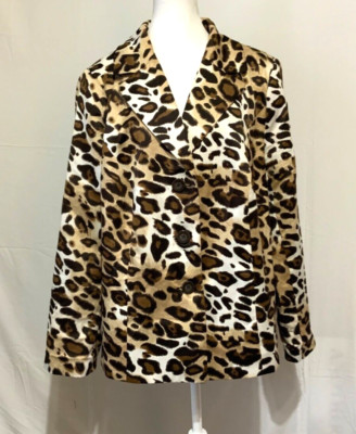 DANILLO WOMAN- Women's Insulated Jacket- Animal Print- Size 16W