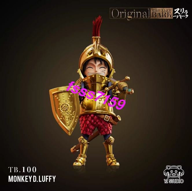 YZ Studio One Piece gold Luffy Resin Statue Pre-order Painted H9