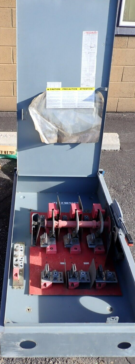 Square D H365NR 400 amp 600v Fusible 3R Outdoor 3 Phase Disconnect