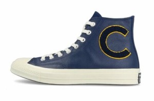 blue leather chuck taylors