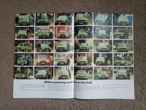 VW Volkswagen Golf Showroom Brochure 1980 - Picture 6 of 9