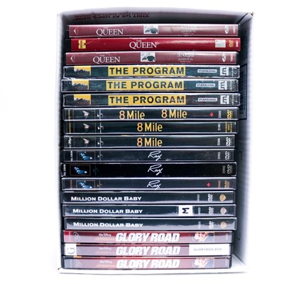 Sports, Inspirational, & Biopic DVD Collection - Lot of 18