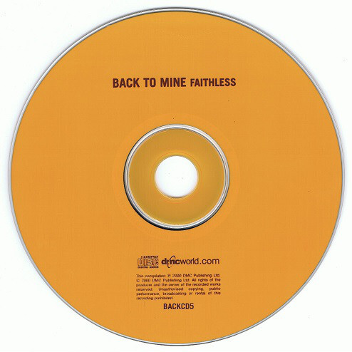 Faithless - Back To Mine (CD, Mixed) - Foto 3 di 7