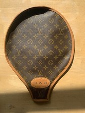 Vintage Louis Vuitton Racquet Cover Monogrammed &ldquo;SWB&rdquo; - VERY RARE