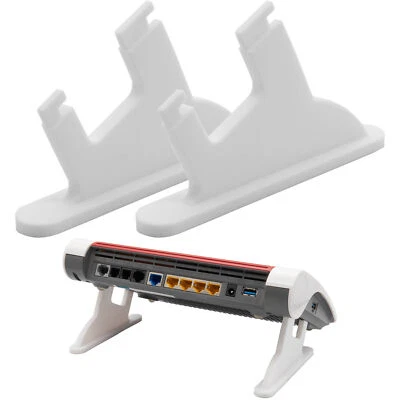 TSB WERK 2x Fritzbox Tischhalter Tischfuß FRITZ!Box 7590 7530 7510 AVM Tischständer Set