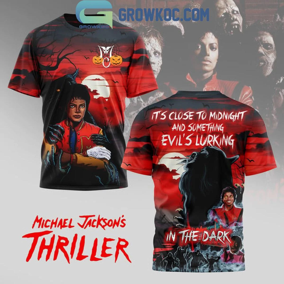 Michael Jackson It’s Close To Midnight And Something Evil’s Lurking T-Shirt