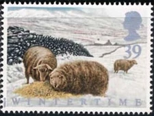 Great Britain #SG1591 MNH 1992 Welsh Mountain Snow Sheep Ovis aries [1425]