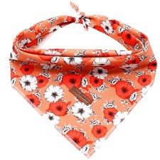 Fall Dog Bandana 1PC Fall Dog Scarf Flower Bandanas Bib Scarf Pet Kerchief Wa...