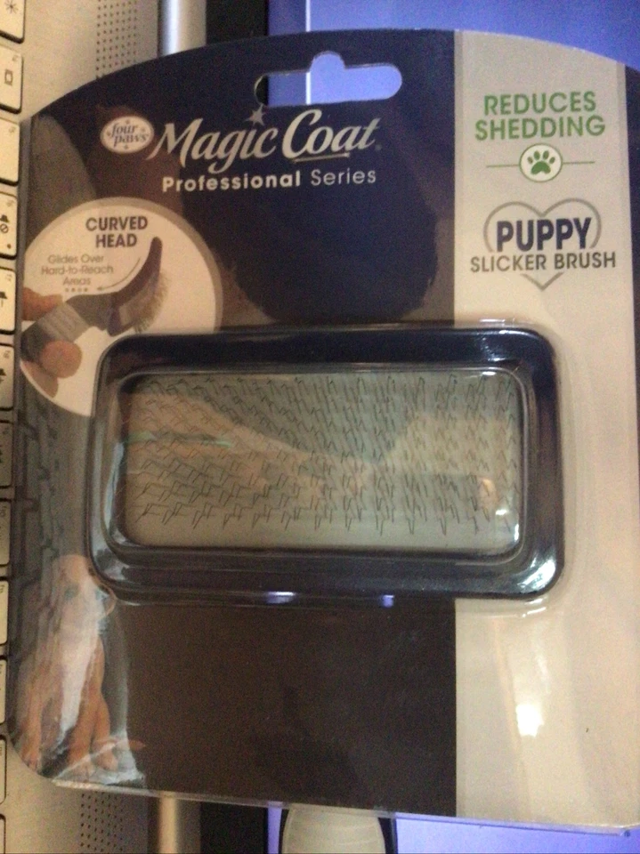 Cepillo liso Four Paws Magic Coat serie profesional para perros, NUEVO Foto 4 de 4