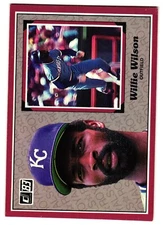 1983 Donruss Action All-Stars # 13 Willie Wilson Kansas City Royals