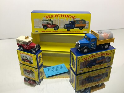 MATCHBOX M-9 BEDFORD KD TRUCK & AUSTIN 7 VAN MICA 1999 PACK -1:43- GOOD IN BOX