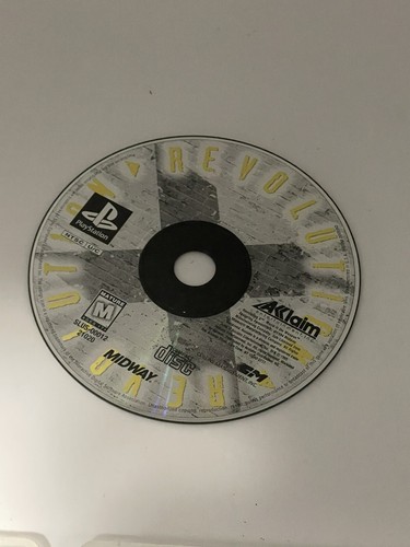 Playstation PS1 REVOLUTION X Game Disc Only Aerosmith Sony TESTED Works