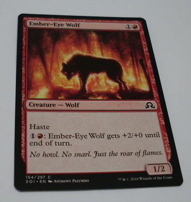 MTG Karte - Ember-Eye Wolf - Creature - Wolf - Magic the Gathering Neu