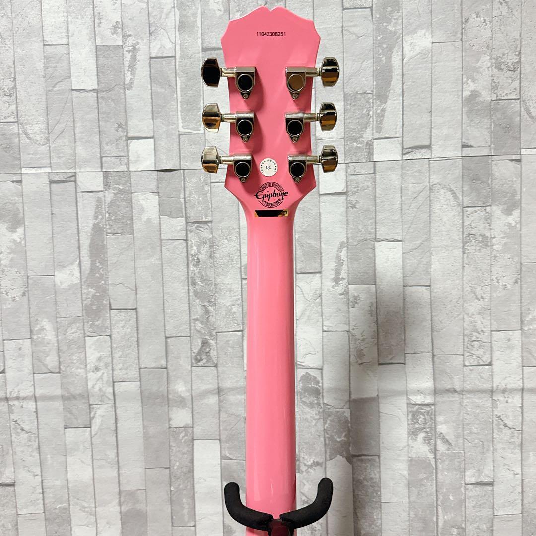 エピフォン レスポール100 ピンク エレキギター 限定品 稀少 エピフォン レスポール100 ピンク エレキギター 限定品 稀少