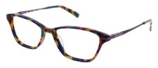 New ELLEN TRACY Havana Eyewear - Rare Teal Multi Color 54/16/140 - Spring Hinges