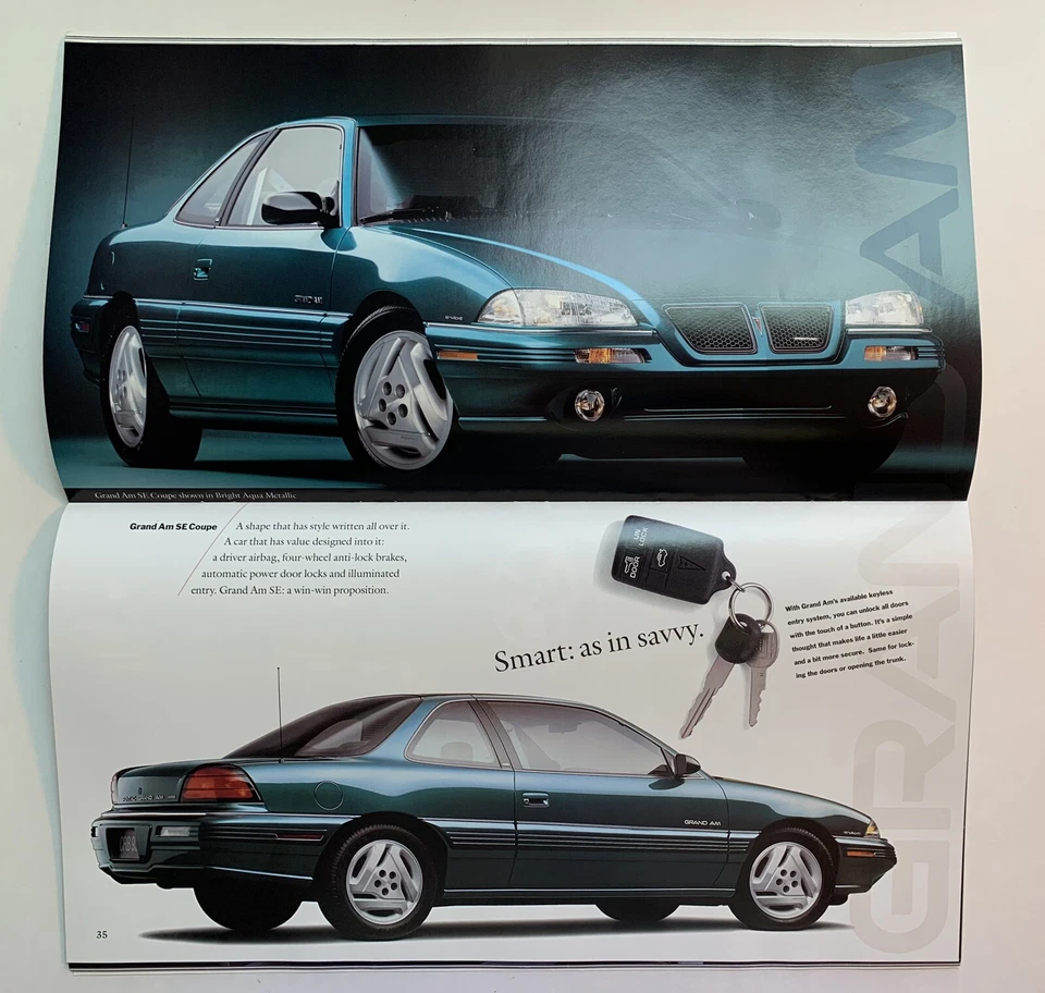 CATÁLOGO DE COCHES: 1995 PONTIAC - Firebird, TransAm, GrandAm, Grand Prix Foto 3 de 4