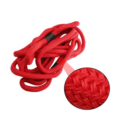 30000 LBS Red Recovery Kinetic Tow Rope 7/8" x 30' Energy Truck Tow Snatch Strap - Picture 5 of 15