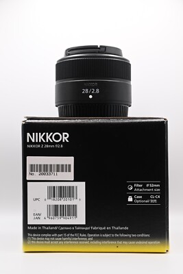 Nikon NIKKOR Z Objektiv 28 mm f/2,8 - Top Zustand - Originalverpackt