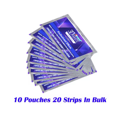 3D Weiß Zähne Whitestrips Luxe   Professionelle Bleaching-Streifen, 10/20 Behand