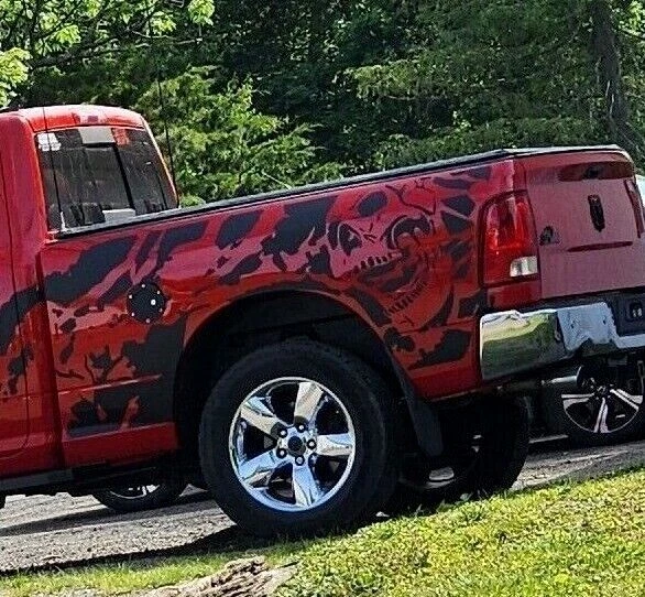 Kit de calcomanías gráficas de diseño para Dodge Ram doble cabina 1500 2500 3500 Foto 4 de 4