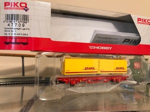 Piko 47709 1 120 Tt Dhl Container Wagen Brandnew In The Box Ebay