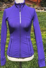 Lululemon Define Jacket Size 2 Power Purple 2012 Luon Thumbholes Worn Once
