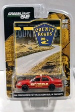 Greenlight 2006 FORD CROWN VICTORIA GREENFIELD, IN FIRE DEPT 1:64 - County Roads