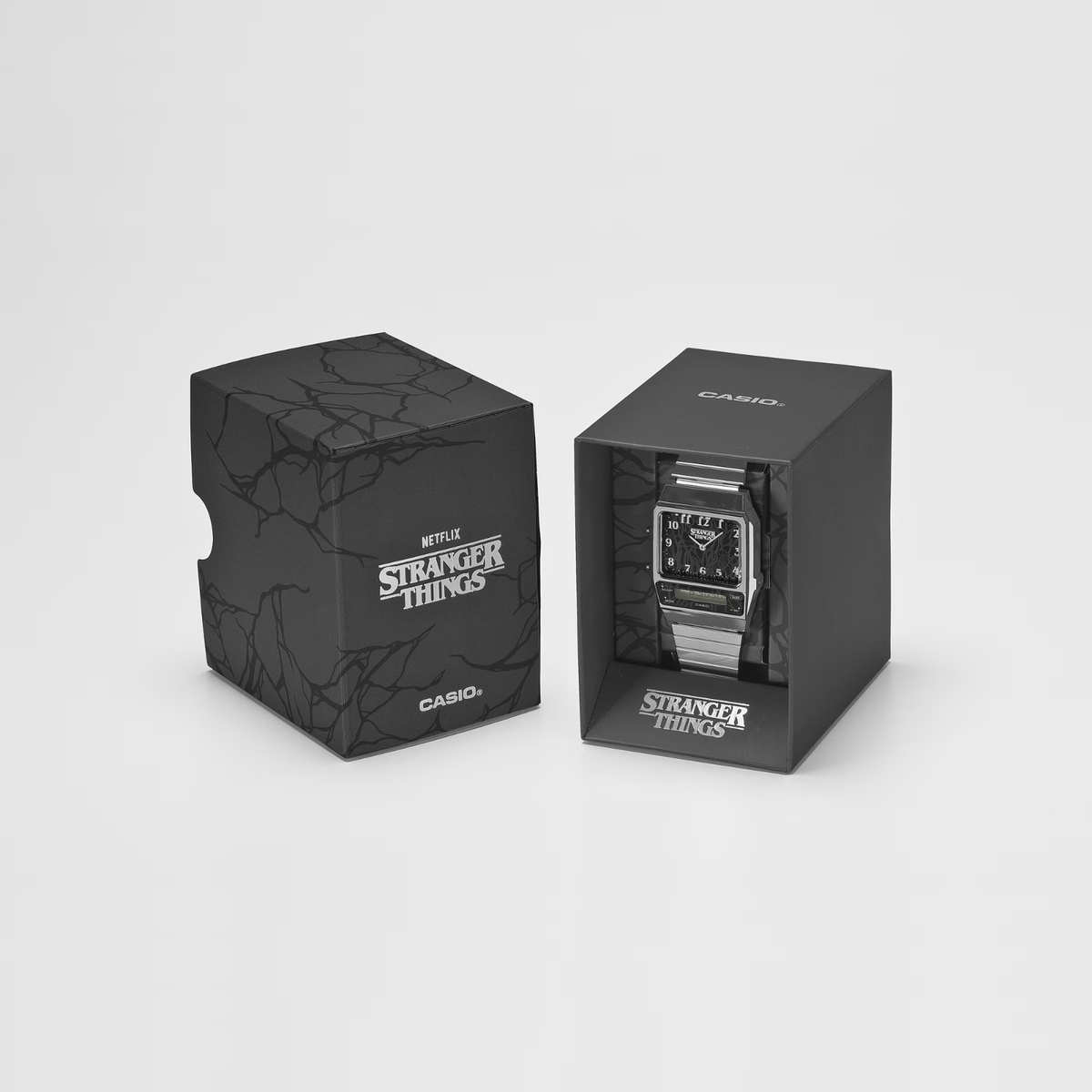 CASIO G-SHOCK AQ-800EST-1AJR CLASSIC Stranger Things Silver JAPAN
