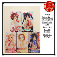 K-ON Trio-Try-iT Figure Complete Set Yui Mio Ritsu Azusa Tsumugi FuRyu