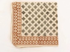 Hand block print bandana scarf vibrant colors high quality winter scarf bandana