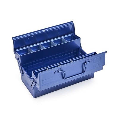 TOYO STEEL ST-350 Metal Tool Box 2-tier Periwinkle MoMA Exclusive