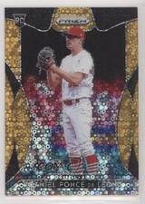 2019 Panini Prizm Neon Orange Donut Circle 133/150 Daniel Ponce de Leon #44 0t2