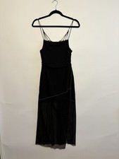 Urban outfitters sexy little dress black sheer XS Party Fitted Going Out Formal