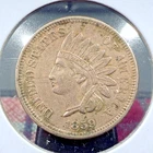 1859 U.S. Indian Head Cent Penny "Full Liberty" 1¢ Cu-Ni Laurel Wreath  SP6001