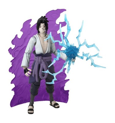 Naruto Shippuden Sasuke Uchiha Anime Heroes Bandai Figur 17 cm Neu OVP