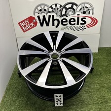 19” Volkswagen Passat Beetle OEM Wheel Rim VW 69932 Black Machined Tornado OE