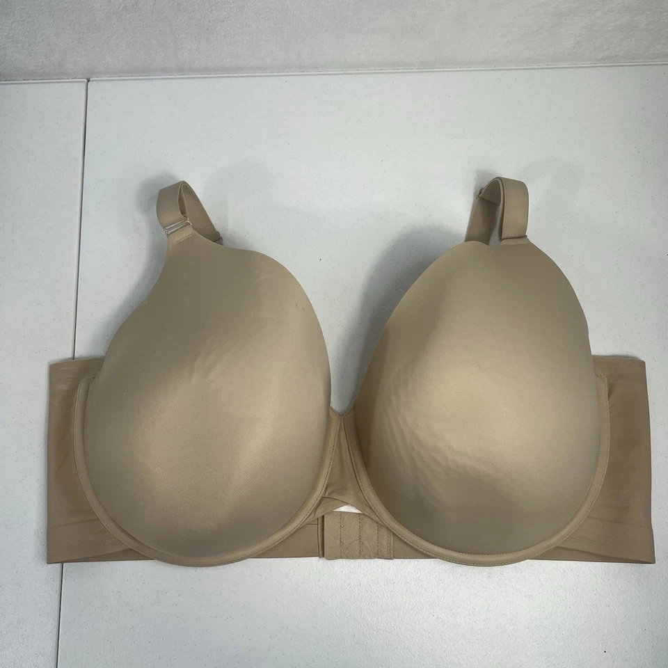 Sujetador Cacique 44G Totalmente Suave Ligeramente Forrado Cobertura Completa Camiseta Con Aros Tostado Foto 2 de 4