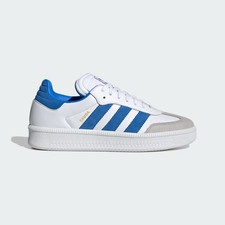 Adidas Samba XLG Originals White Bright Royal Blue JI3190 Men's Shoes