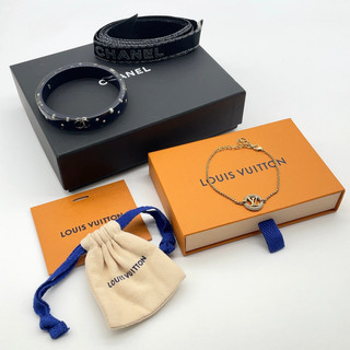 Bracciale originale Chanel Coco Mark 14P NavyBangle/LouisVuitton M00758 con B/D SK010521